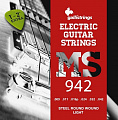 GalliStrings MS942 Steel Electric Light струны для электрогитары, .009-.042