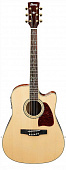 Ibanez AW140QMECE NATURAL электроакустическая гитара