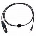 Cordial CPM 1.5 FW-Bal микрофонный кабель XLR female/мини-джек стерео 3.5мм, разъемы Neutrik, 1.5 м, черный