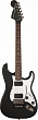 Fender Squier Contemporary Active Stratocaster HH Flat Black электрогитара, цвет черный