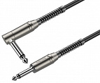 Roxtone SGJJ110/6 кабель инструментальный, 6 мм, 1 x 0.22 мм2, 6.3 мм mono Jack - 6.3 мм mono Jack (угловой), 6 м