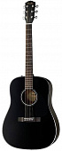 Fender CD-60S BLK акустическая гитара, цвет черный