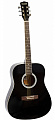 Rockdale Aurora 120-BK гитара дредноут с анкером, цвет черный