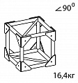 Imlight Qub3-4-K стыковочный узел куб для 4-х ферм Q3 под 90 градусов, крест