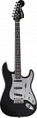 Fender SQUIER STD STRAT RW электрогитара, цвет чёрный металлик