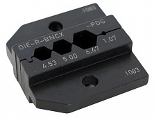 Neutrik DIE-R-BNCX-PDG сменные губки для HX-R-BNC, 1.07 мм, 6.47 мм, 5.00 мм