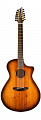 Breedlove Oregon Concerto Bourbon 12-String CE  12-струнная электроакустическая гитара, кейс, цвет янтарный бёрст