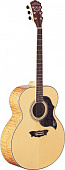 Washburn J28SDL акустич. гитара Jumbo верх-ель(массив), корп.-клён(массив), колки - Grover, Цвет - Натуральный SALE!!!