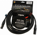 Klotz Titanium StarQuad TI-M0500 микрофонный кабель, длинна 5 метров, цвет черный