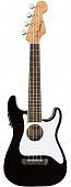 Fender Fullerton Strat Uke Black укулеле, цвет черный