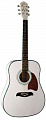 Oscar Schmidt OG2CE WH (A)  электроакустическая гитара, цвет белый