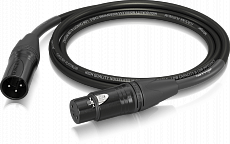 Behringer PMC-150 микрофонный кабель XLR female—XLR male, разъемы Neutrik, 1.5 м, 2 x 0.22 mm², диаметр 6.8 мм,черный