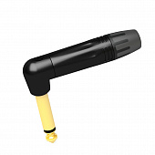 Seetronic MP2RX-BG кабельный разъем угловой Jack 6.3мм TS штекер, для кабеля диаметром 4-7мм, позолоченные контакты, чёрный