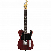 Fender AMERICAN STANDARD HAND STAINED ASH TELECASTER RW WINE RED  электрогитара с кейсом, цвет красный матовый
