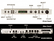 Kurzweil RUMOUR Проц.эффектов 24бит 192 прог. + 64 пользоват. S / PDIF I / O