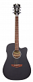 D'Angelico Premier Bowery CS  электроакустическая гитара, Dreadnought, цвет черный
