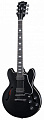 Gibson 2016 Memphis ES-339 Satin Ebony полуакустическая электрогитара с кейсом, цвет черный матовый