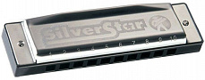 Hohner Silver Star 504 / 20 G диатоническая губная гармошка в тональности G (''Соль'')