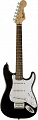 Fender Squier Mini Stratocaster RW Black мини электрогитара, цвет чёрный