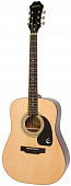 Epiphone DR-100 Natural  акустическая гитара, цвет натуральный