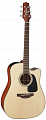 Takamine P2DC Dreadnought Cutaway Natural W/Case электроакустическая гитара