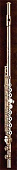 Muramatsu EX-RB(EX-RH)  флейта в линию, с серебряной головкой, с резонаторами с коленом B(си)