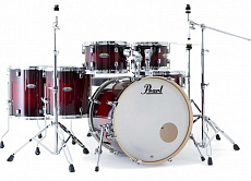Pearl DMP926S/ C261  ударная установка из 6-ти барабанов, цвет красный бёрст, стойки в комплекте