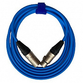 GS-Pro XLR3F-XLR3M (blue) 1,5 метра балансный микрофонный кабель, цвет синий