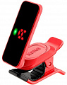 Korg PitchClip PC-2-NR Neon Red цифровой тюнер-прищепка, цвет красный