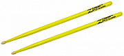 Zildjian 5A Acorn Neon Yellow барабанные палочки