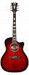 D'Angelico Premier Gramercy TBCB  электроакустическая гитара, цвет красный бесрт
