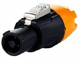 CNLinko YF-24-J03PE-04-001  разъём PowerCon выходной кабельный IP65, цвет рыжий