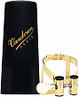 Vandoren LC56AP  лигатура MIO для сопрано-саксофона, состаренное золото, с пластиковым колпачком
