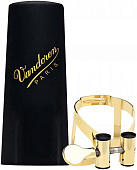 Vandoren LC56AP  лигатура MIO для сопрано-саксофона, состаренное золото, с пластиковым колпачком