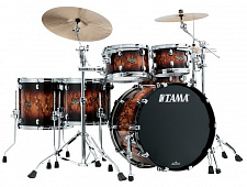 Tama WBS52RZS-MBR Starclassic Walnut/Birch ударная установка из 5-ти барабанов, цвет коричневый бёрст