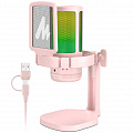 Maono DM20 pink конденсаторный USB микрофон, цвет розовый