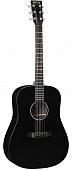 Martin DXAE Black  электроакустическая гитара Dreadnought, цвет черный