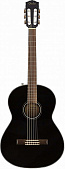 Fender CN-60S Nylon, Black WN классическая гитара, цвет черный
