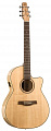 Seagull Performer CW Folk QI Flame Maple HG + Case  электроакустическая гитара Grand Auditorium с кейсом, цвет натуральный