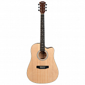 Cascha CGA110 Student Series акустическая гитара, цвет натуральный