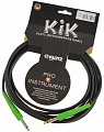 Klotz KIKC4.5PP инструментальный кабель, чёрный, длина 4.5 метра