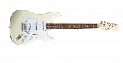 Fender Squier Bullet Strat Tremolo HSS RW Arctic White электрогитара, цвет белый