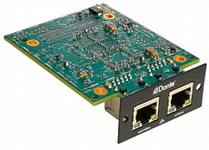 Shure A820-NIC-Dante плата расширения для микшера SCM820 добавляет функцию обработки аудиосигнала по протоколу Dante