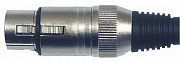 Quik Lok NC354-K кабельный разъем XLR "папа", 3 pin