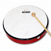 Meinl Nino6R ручной барабан 12' с колотушкой, красный, мембрана пластик
