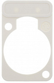 Neutrik DSS-White белая подложка под панельные разъемы XLR D-типа, для нанесения маркировки