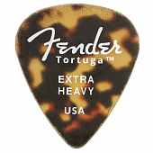 Fender Tortuga Picks 351 XHVY 6 PK медиаторы, экстра жесткие