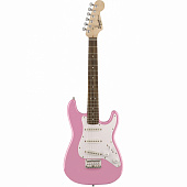 Fender Squier (C) Mini Stratocaster Shell Pink  электрогитара, цвет розовый