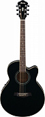 Ibanez AEL8E Black электроакустическая гитара, цвет чёрный