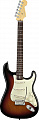Fender AMERICAN DELUXE STRAT RW электрогитара, цвет янтарный